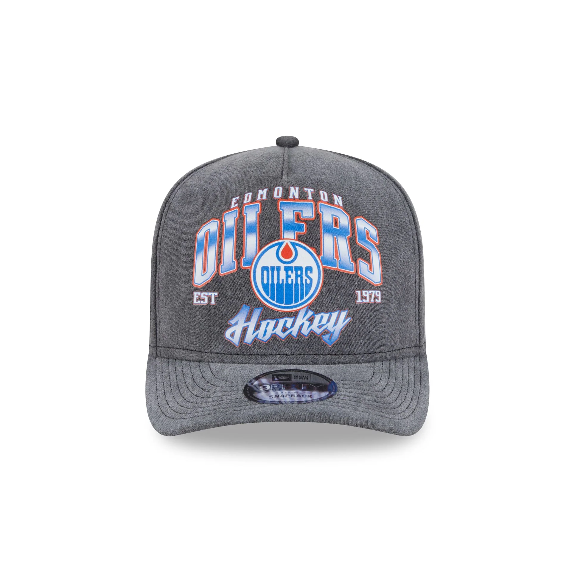 Edmonton Oilers Washed 9FIFTY A-Frame Snapback Hat