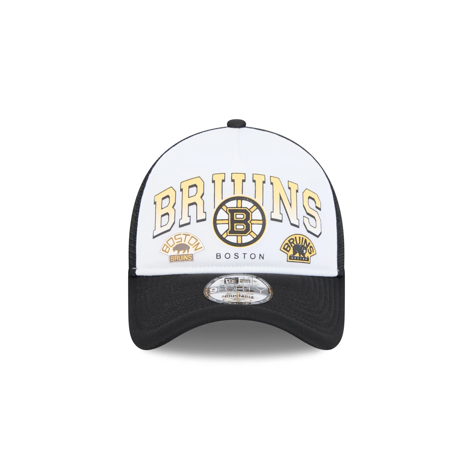Boston Bruins Sport Classics 9FORTY A-Frame Trucker Hat