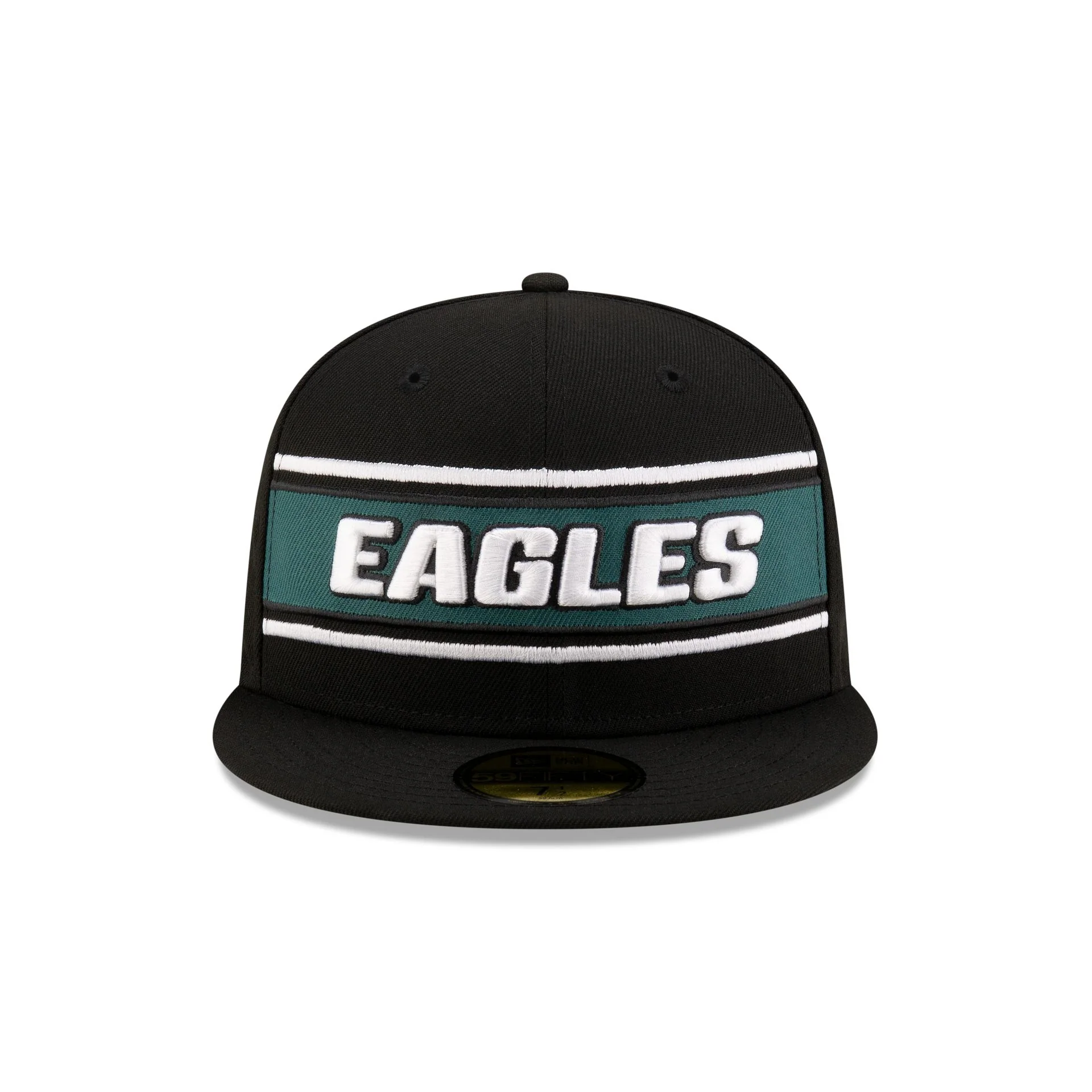 Philadelphia Eagles 2024 Sideline Black 59FIFTY Fitted Hat
