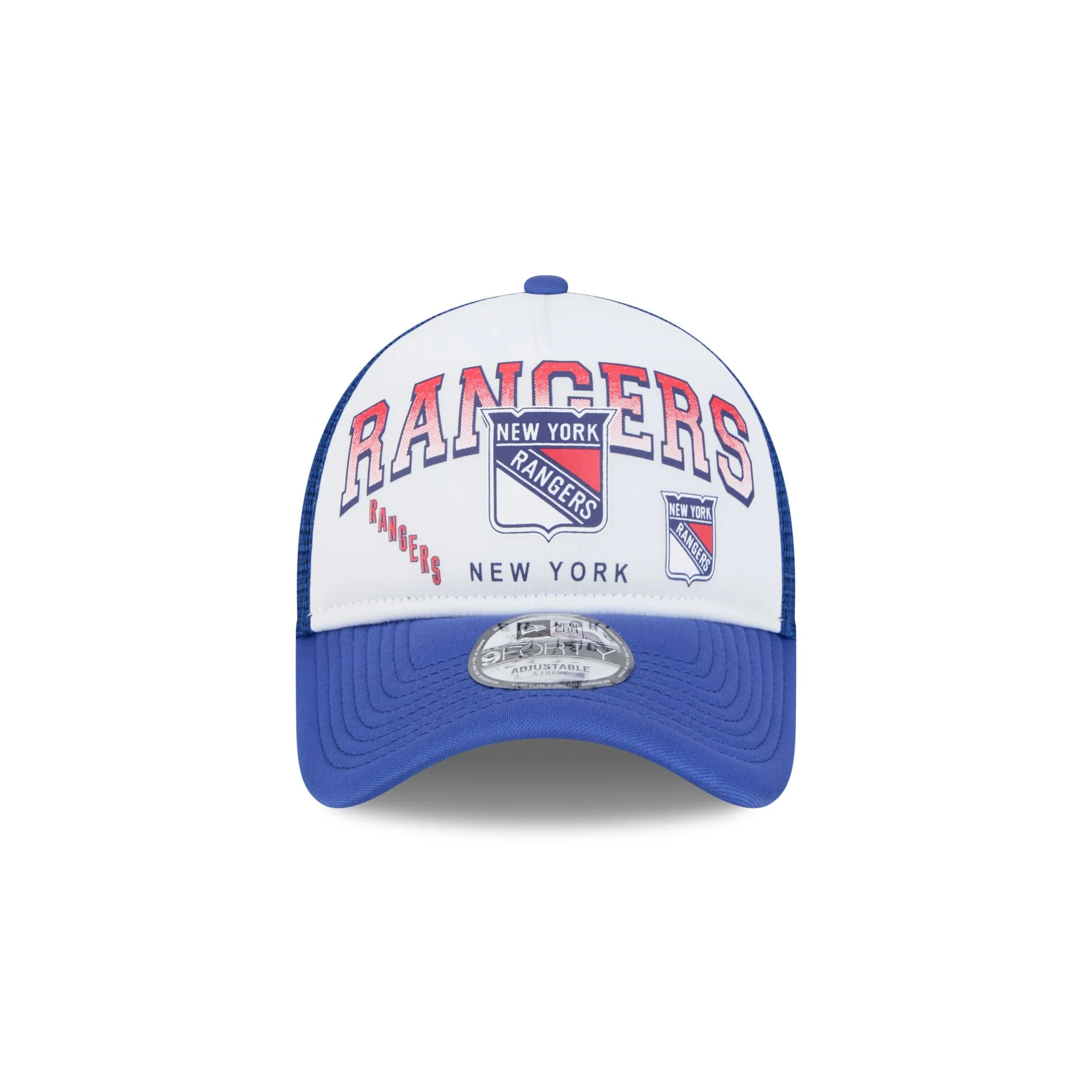 New York Rangers Sport Classics 9FORTY A-Frame Trucker Hat