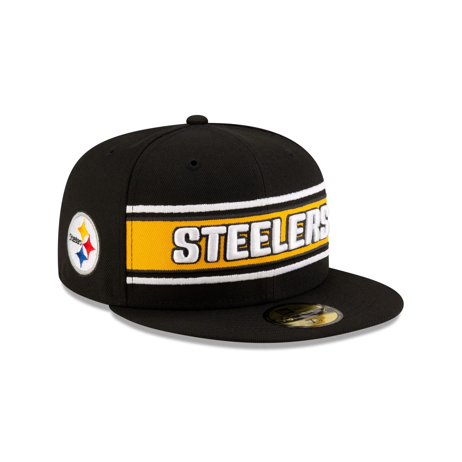 Pittsburgh Steelers 2024 Sideline Black 59FIFTY Fitted Hat