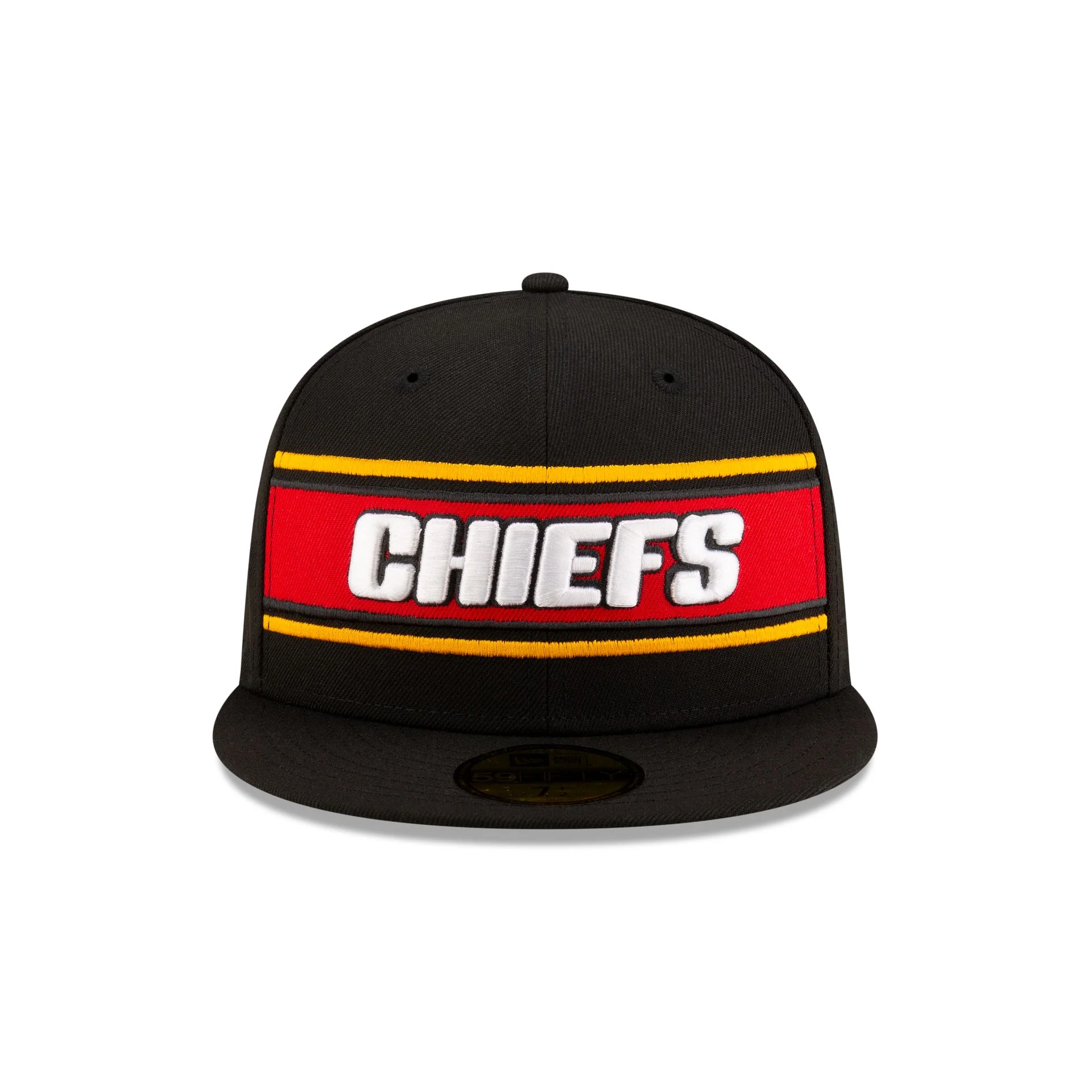 Kansas City Chiefs 2024 Sideline Black 59FIFTY Fitted Hat