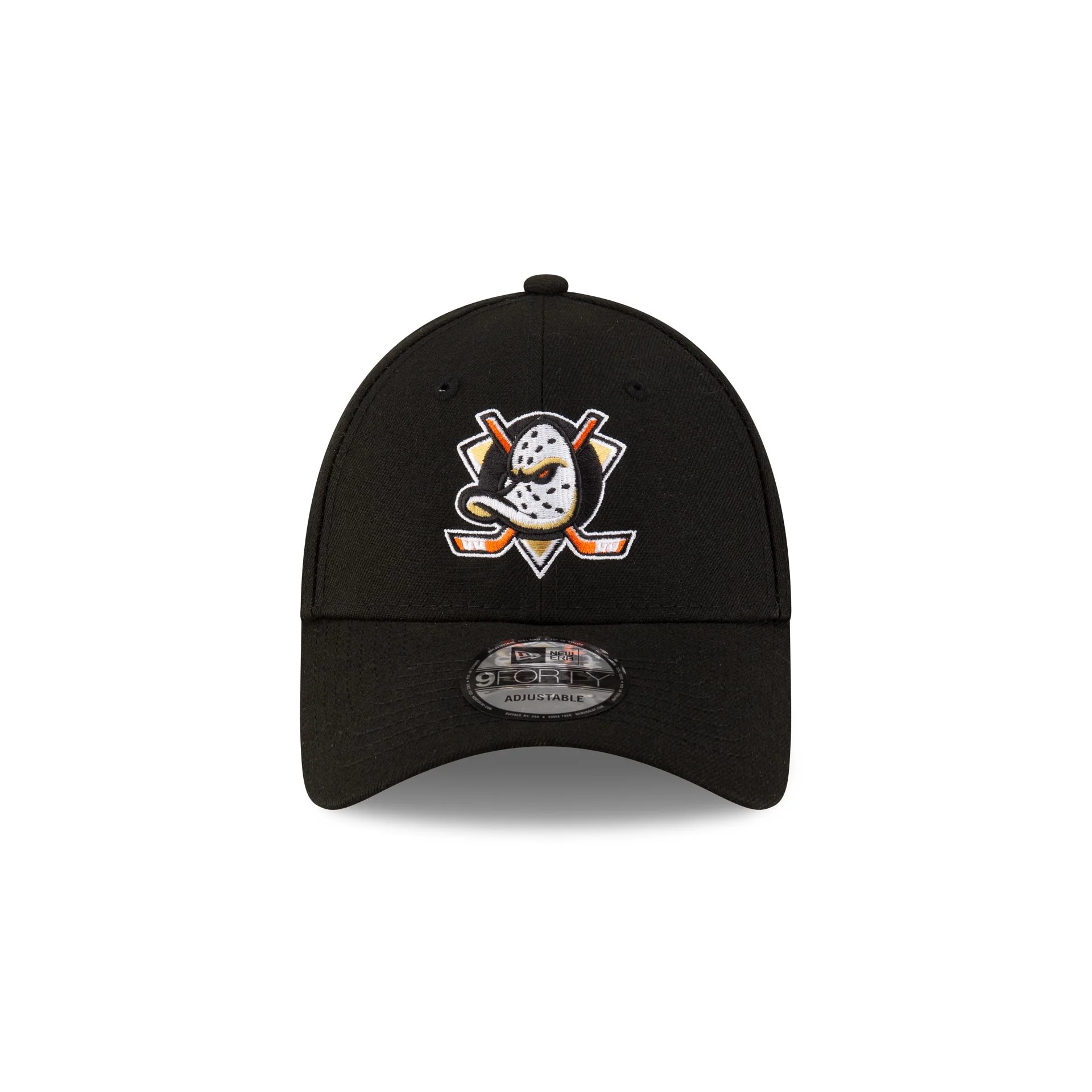 Anaheim Ducks Black 9FORTY Adjustable Hat