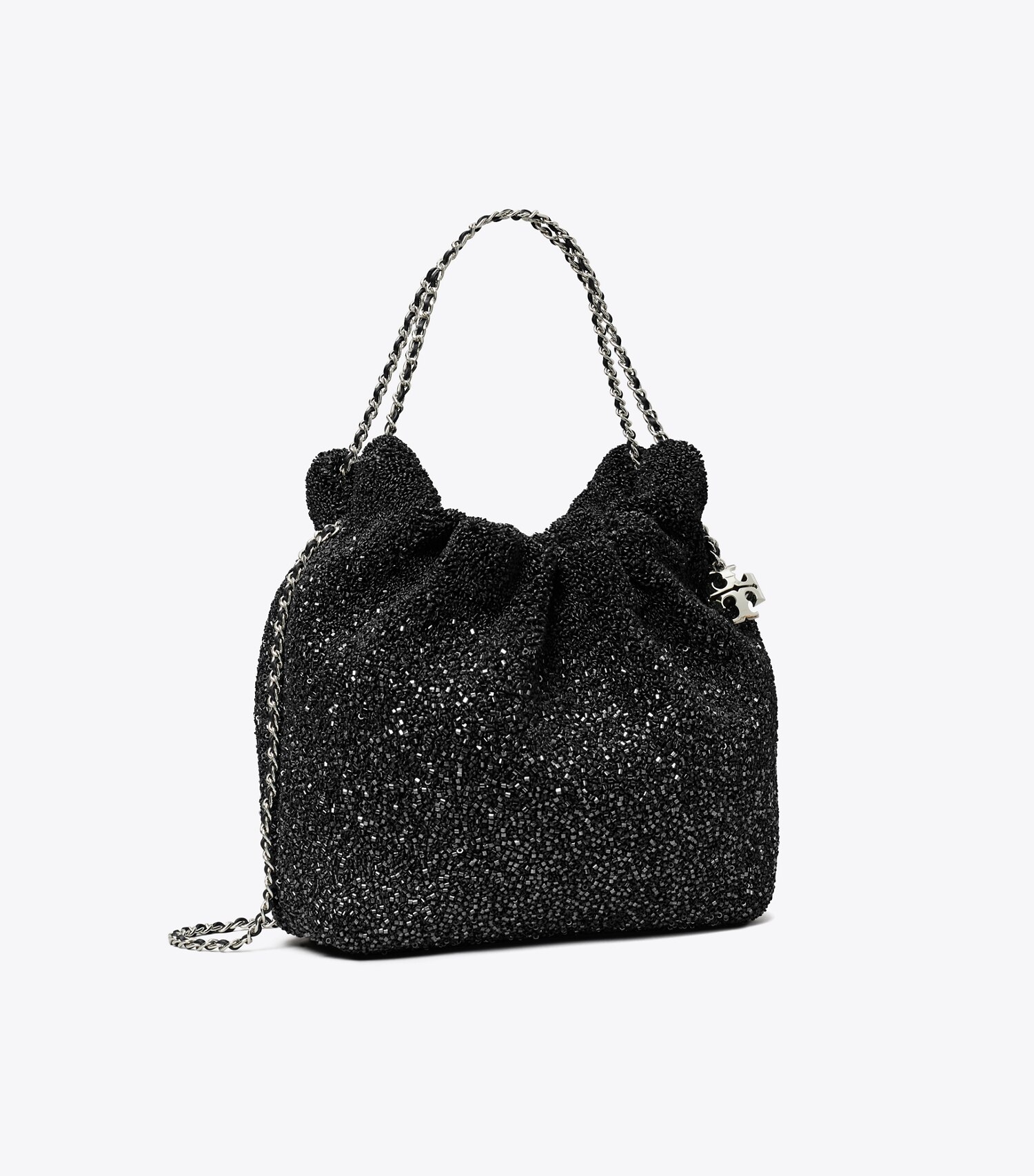 TB x BonBon Mini Fleming Embellished Hobo Bag