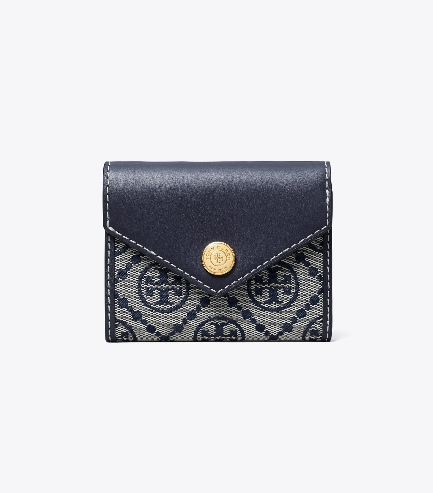 T Monogram Small Envelope Wallet