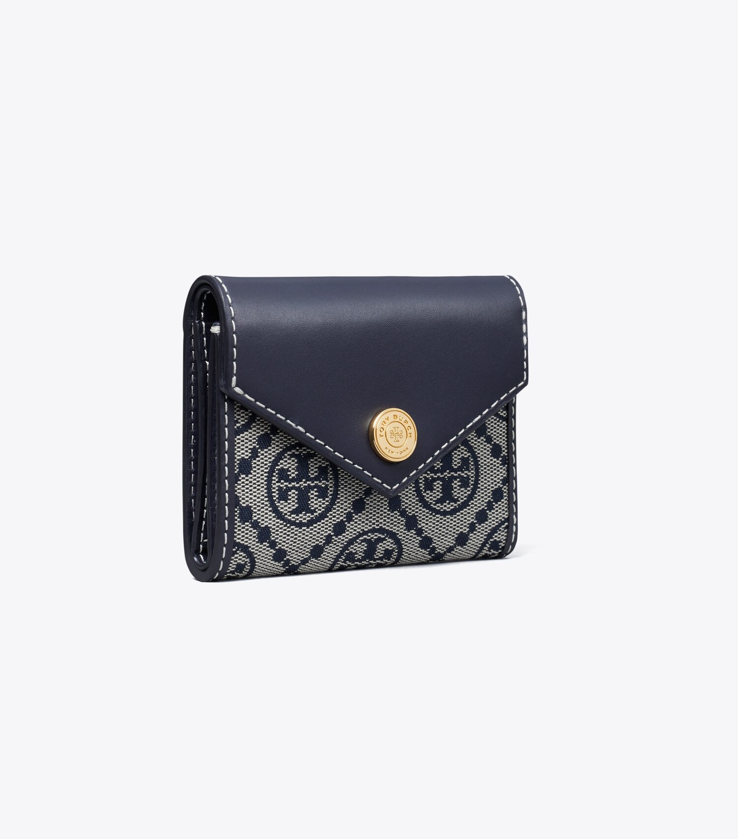 T Monogram Small Envelope Wallet