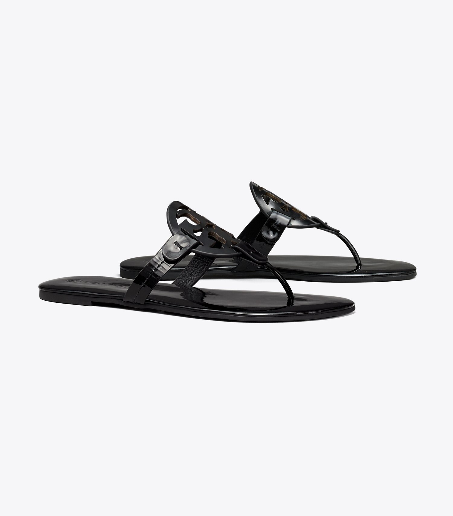 Miller Soft Patent Leather Sandal, Narrow