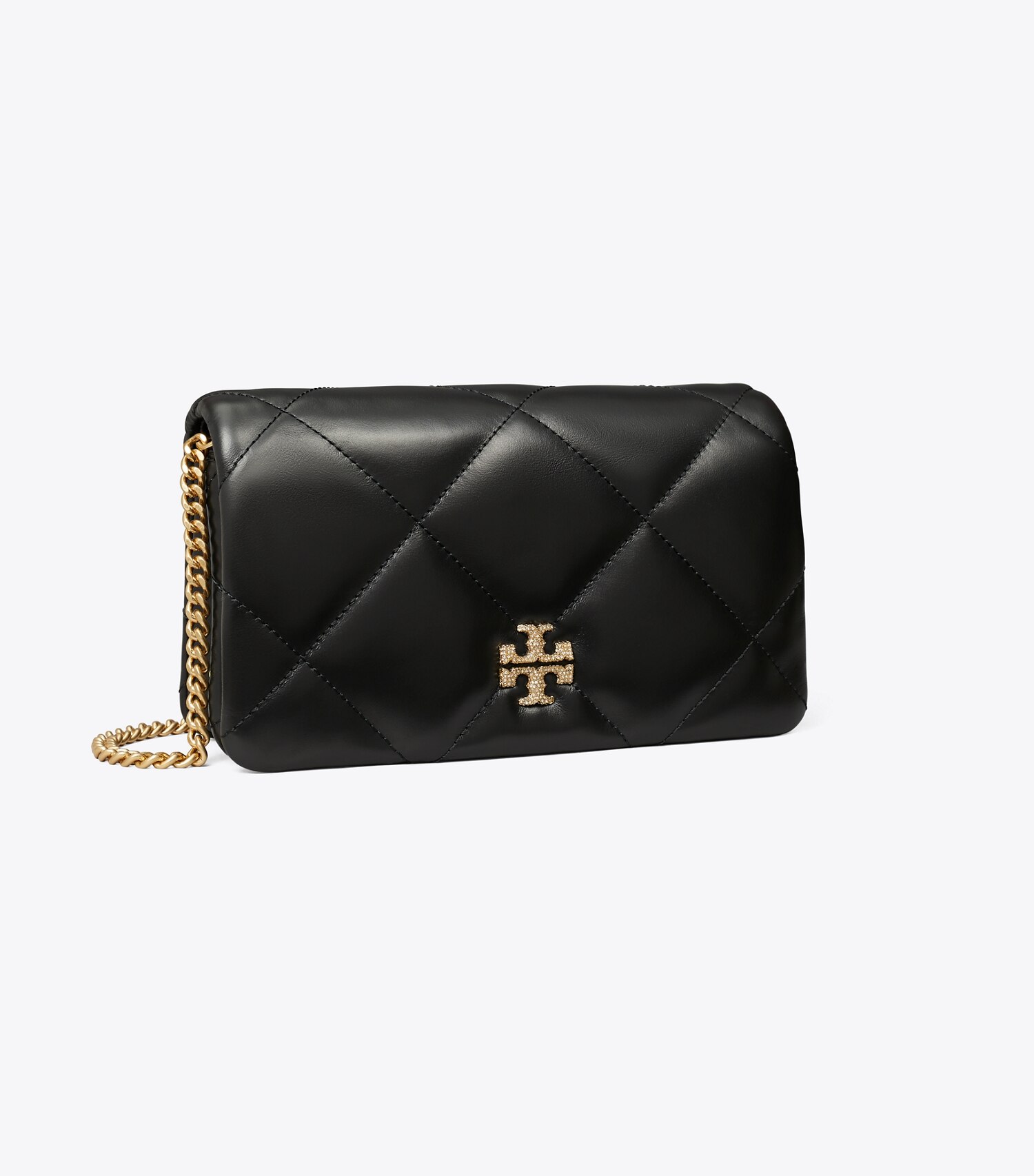 Kira Diamond Quilt Pav�� Logo Crossbody