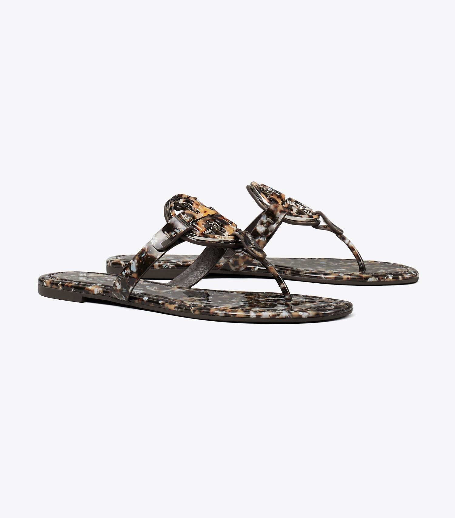 Miller Printed Patent Sandal