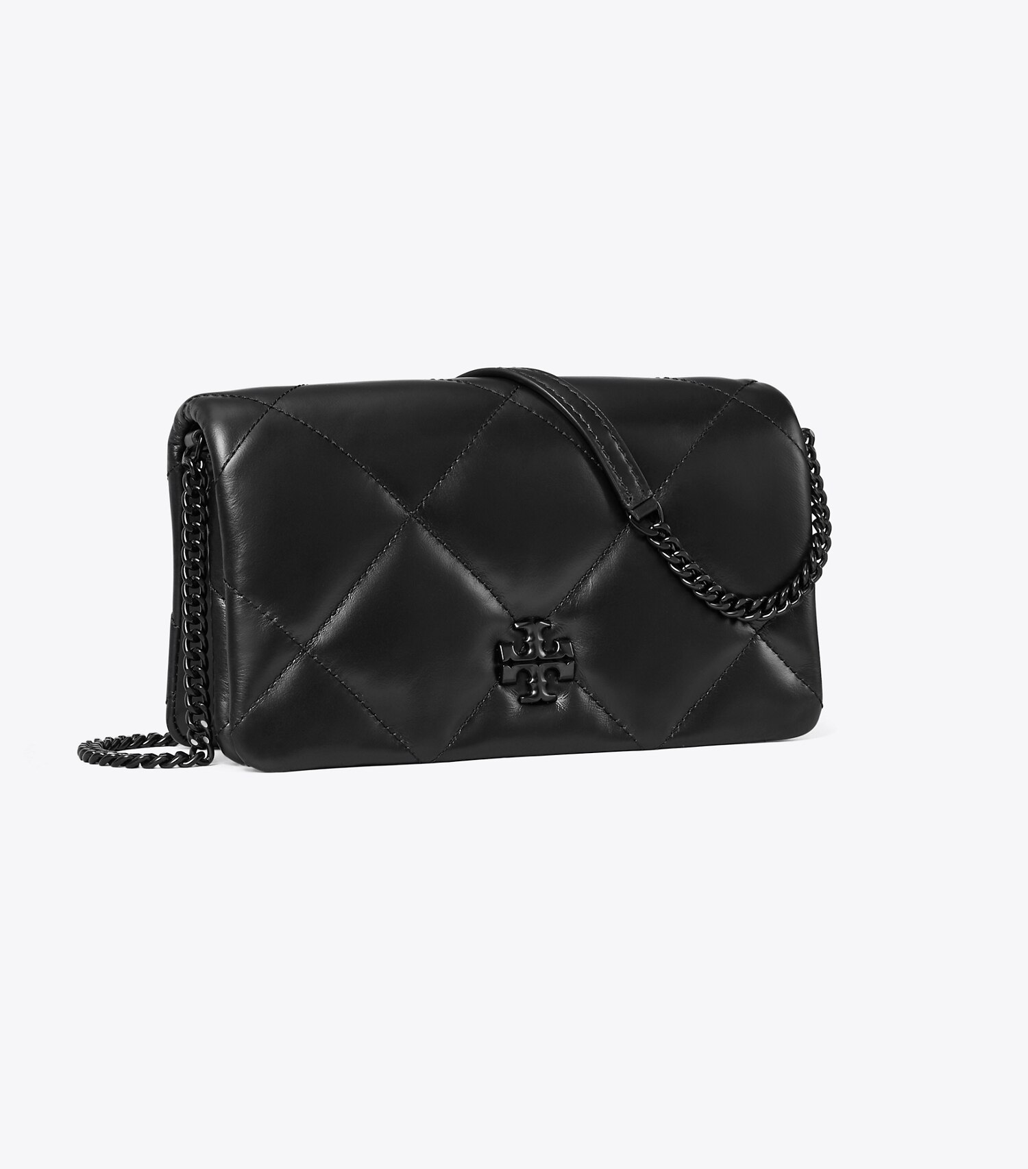 Kira Diamond Quilt Chain Wallet