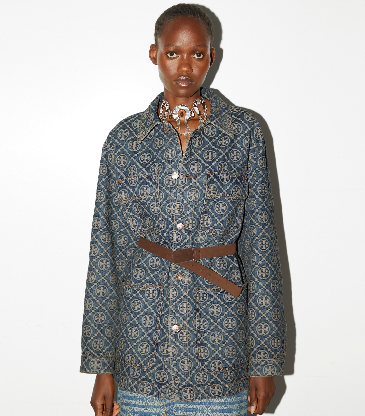 Denim Cargo Barn Jacket