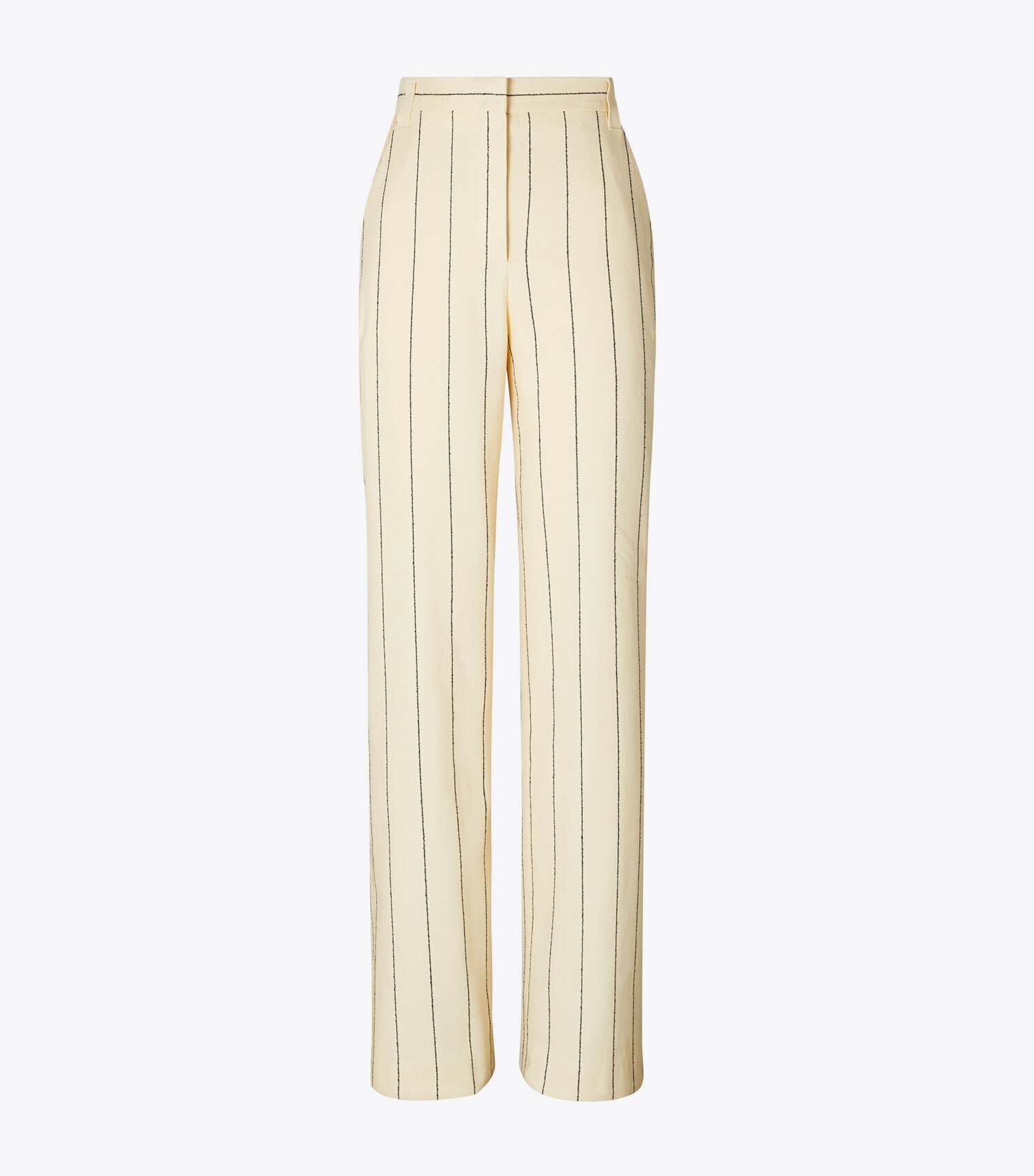 Striped Cotton Wide-Leg Pant