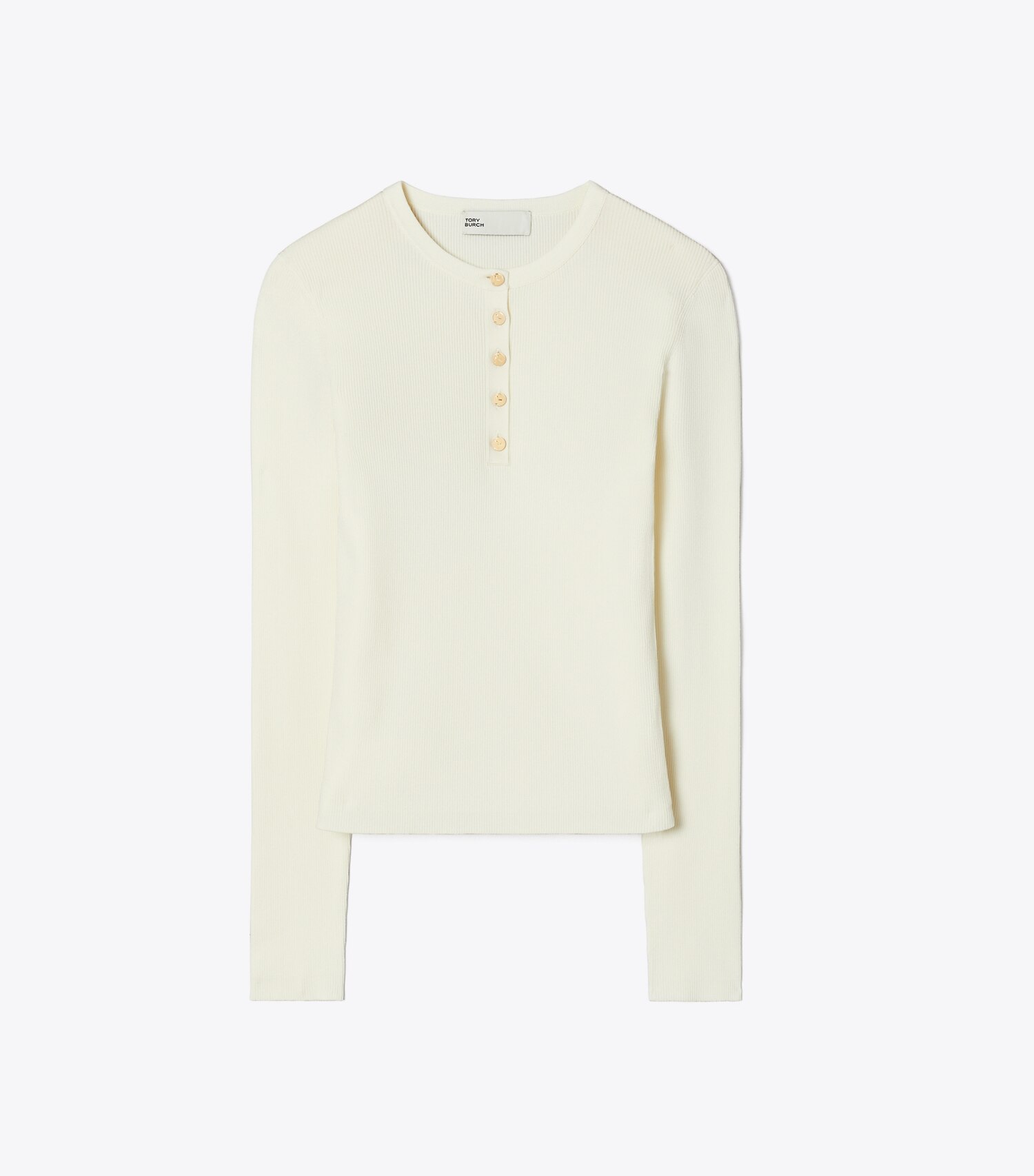 Ribbed Viscose Henley