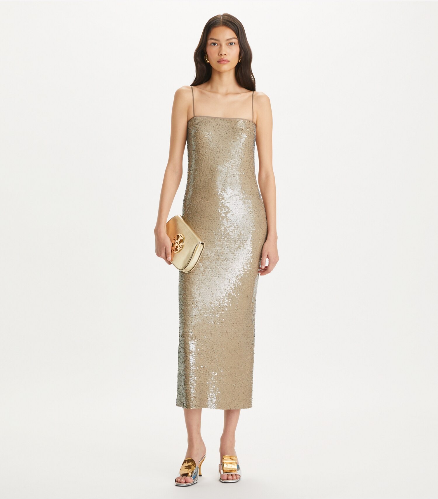 Sequins Mesh Dress