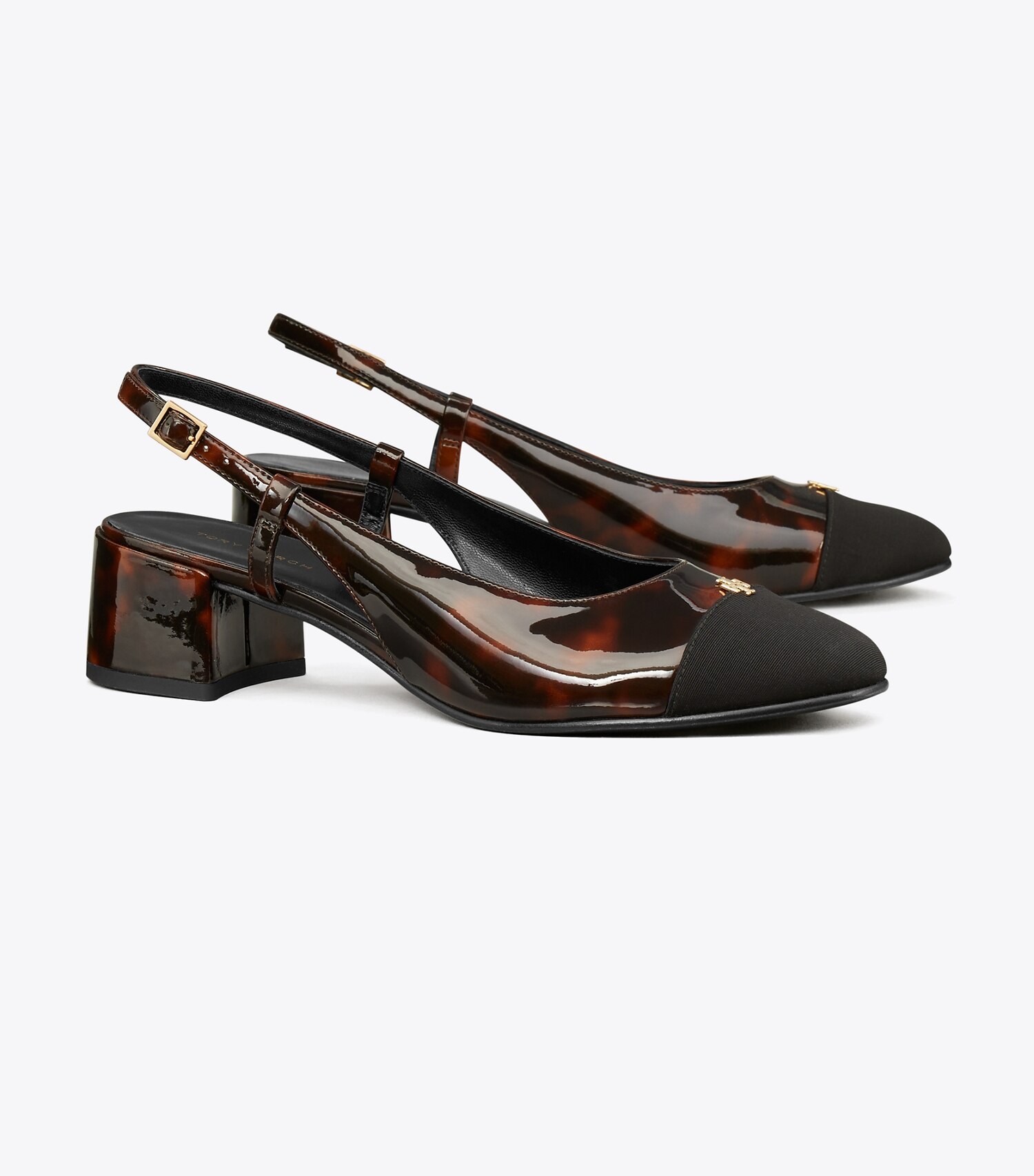 Cap-Toe Slingback Pump
