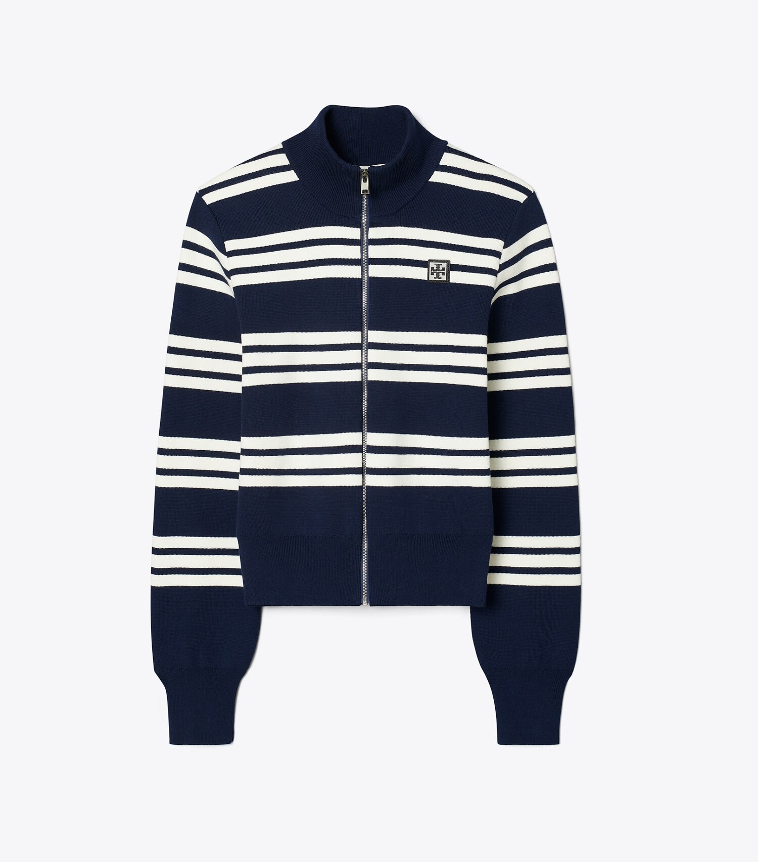 Striped Viscose Track Jacket