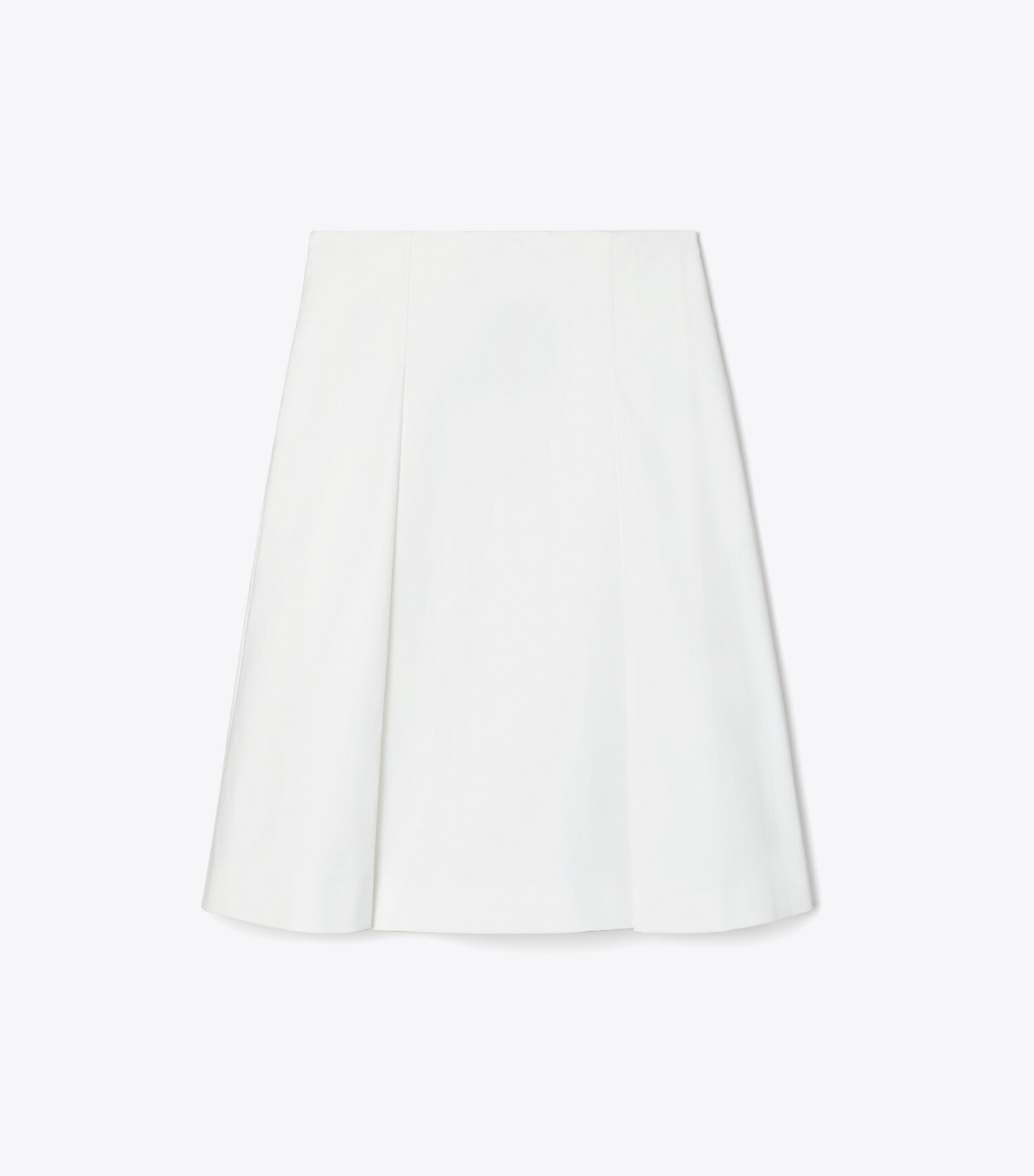 Pleated Twill Skirt