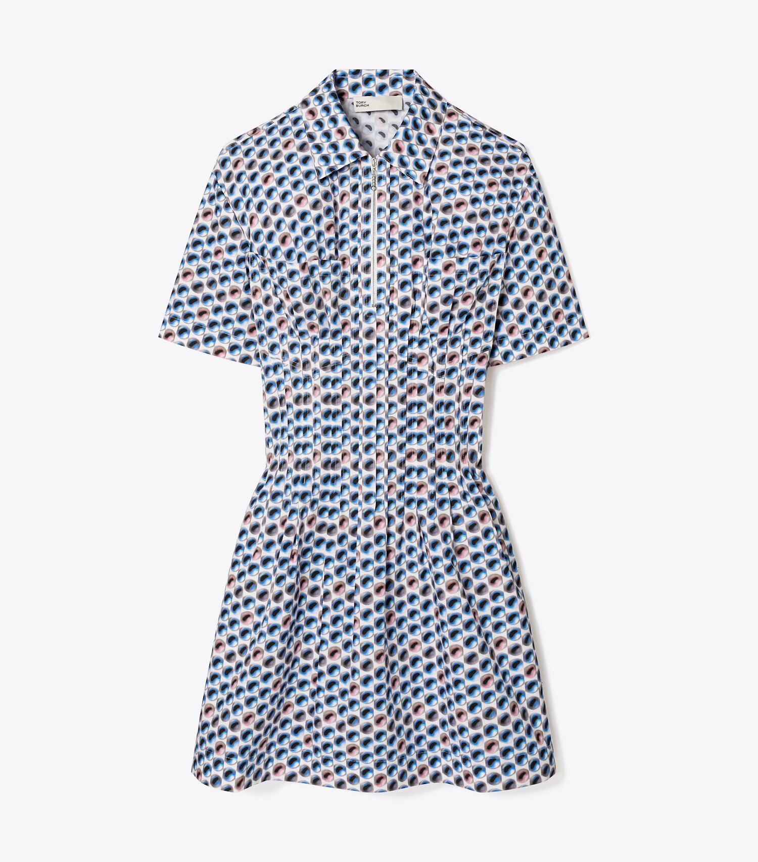 Printed Cotton Poplin Dress