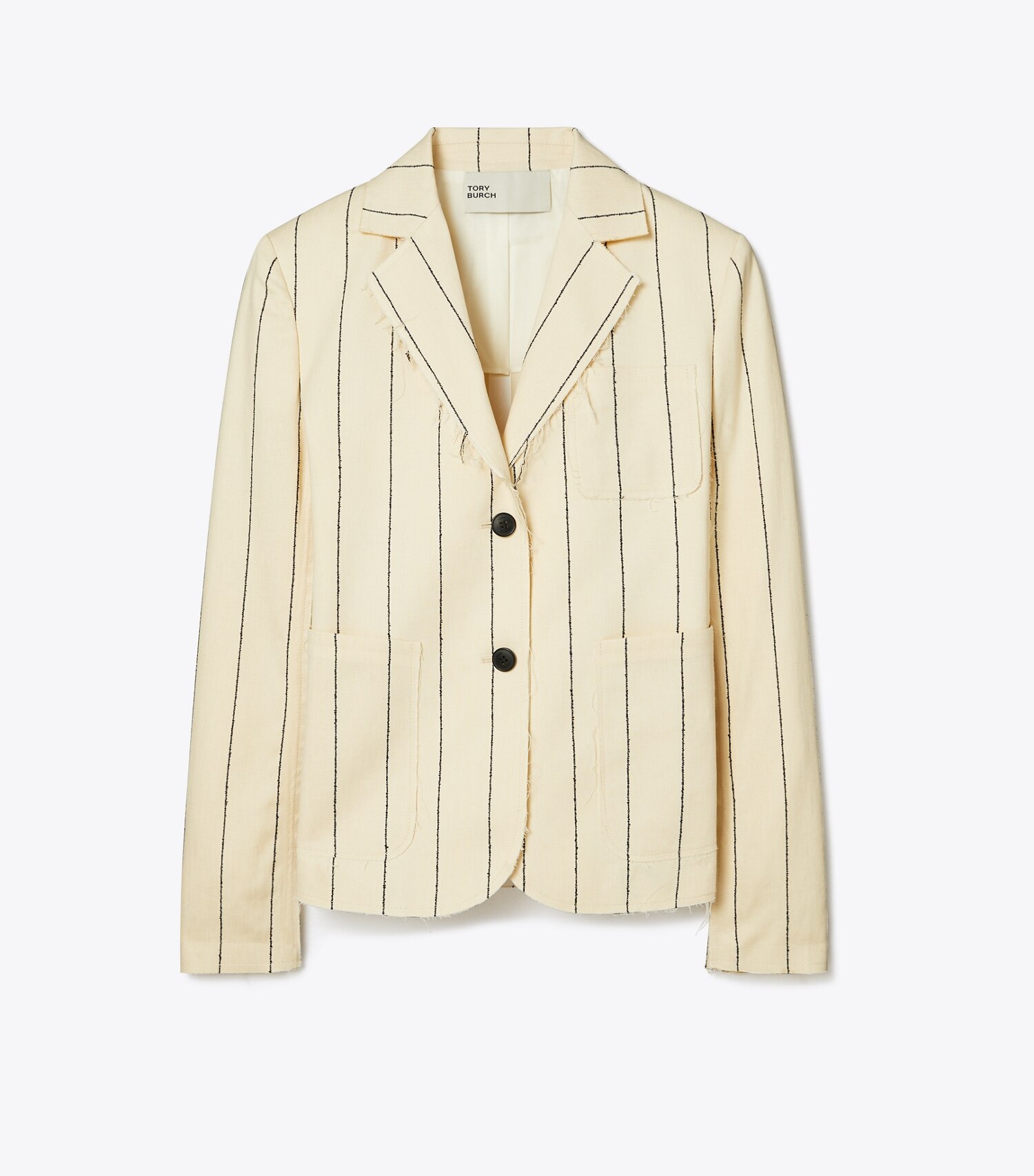 Striped Cotton Blazer