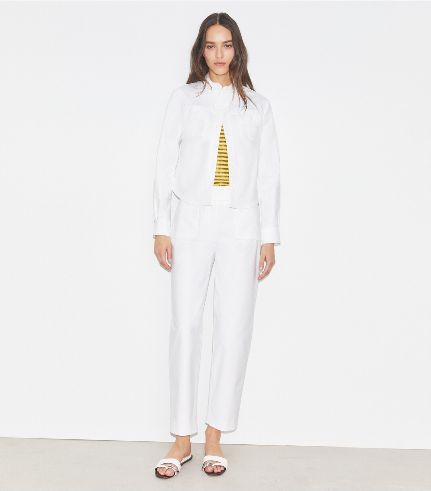 Cropped Cotton Jacket