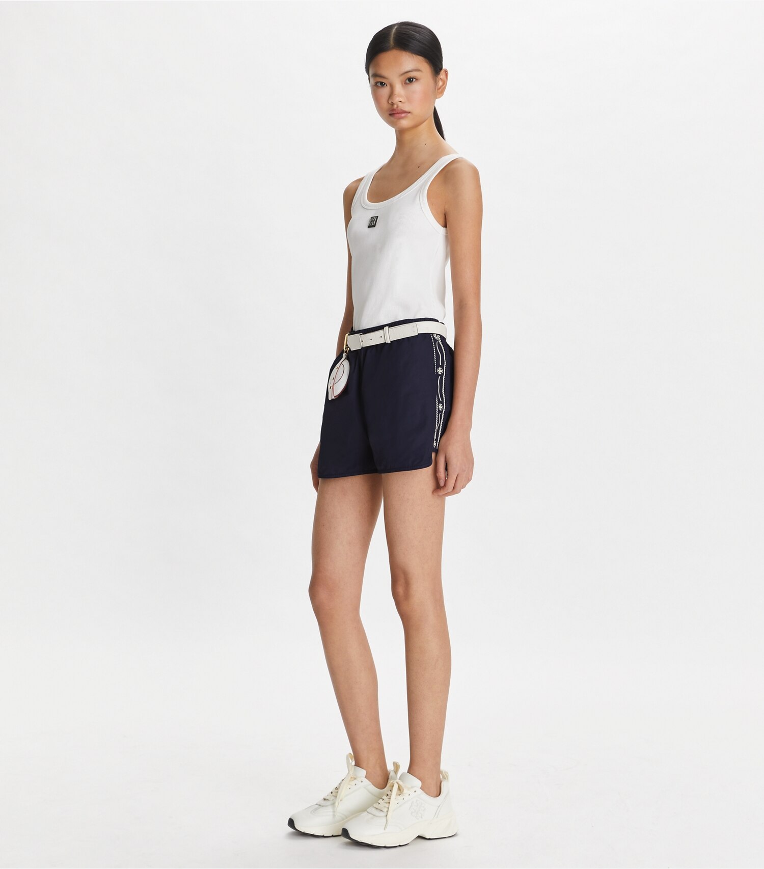 Embroidered Logo Nylon Short