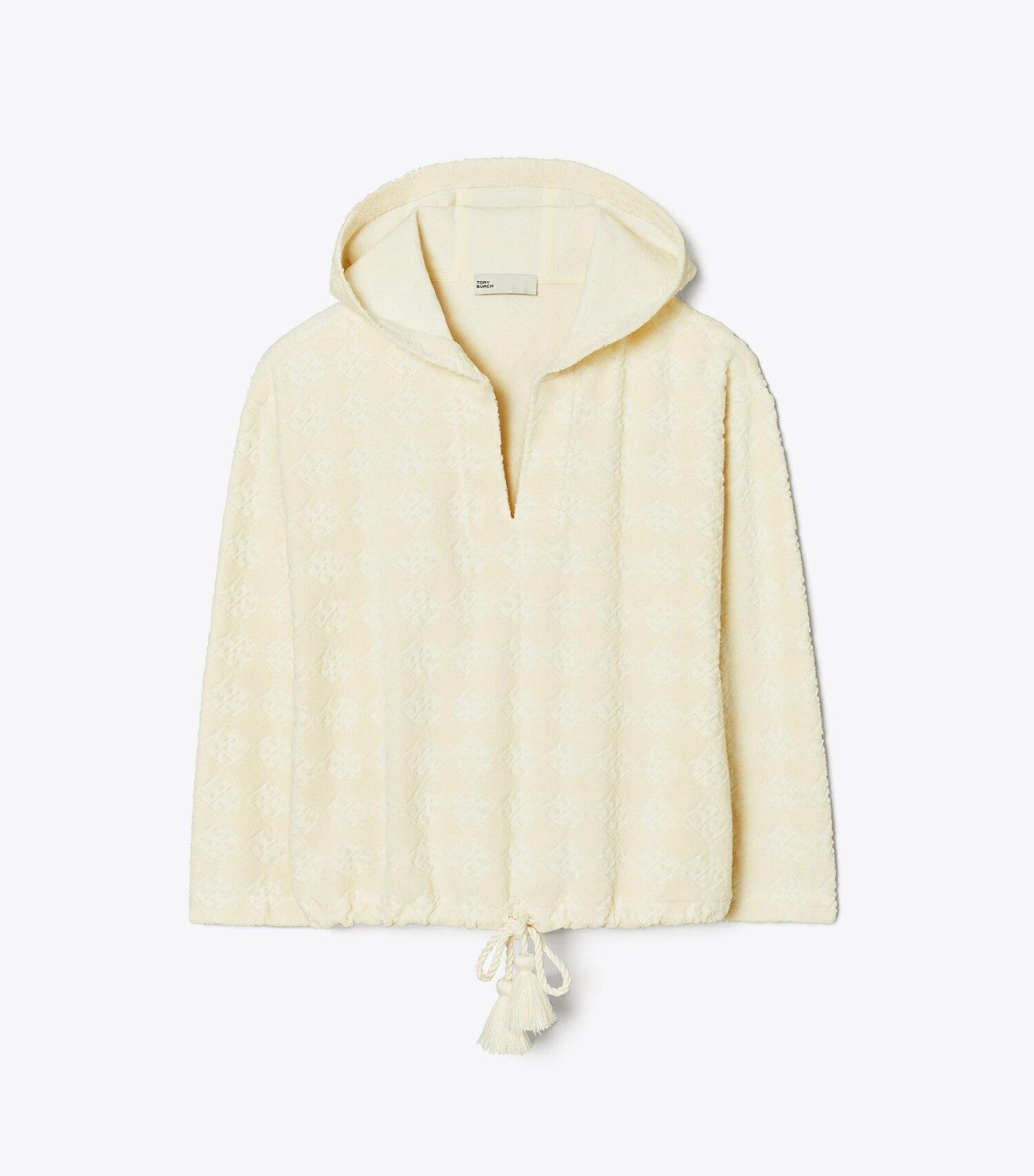 Terry Jacquard Logo Hoodie