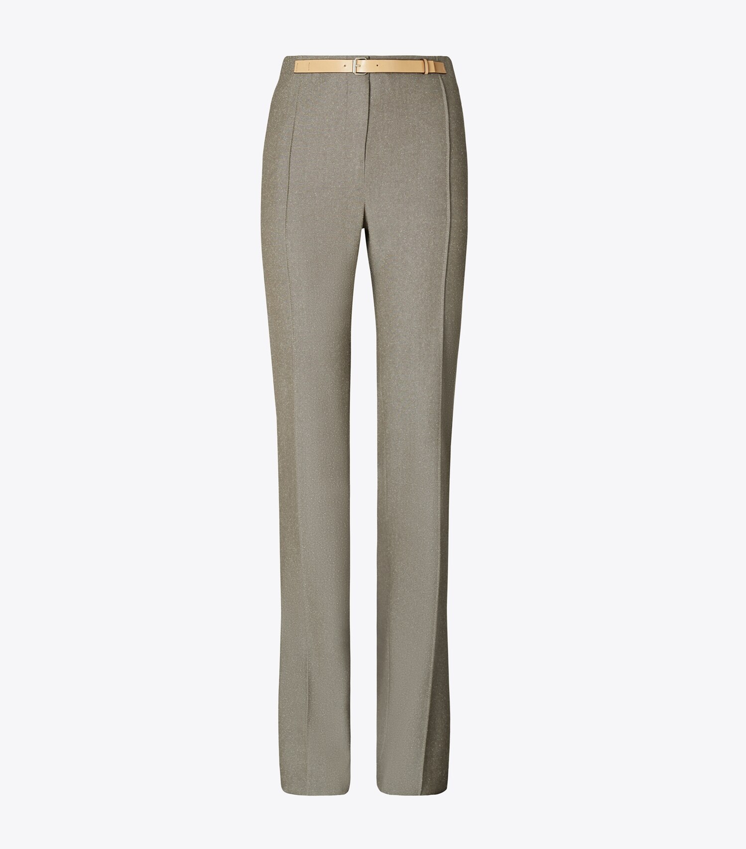 High-Waisted Wool Pants
