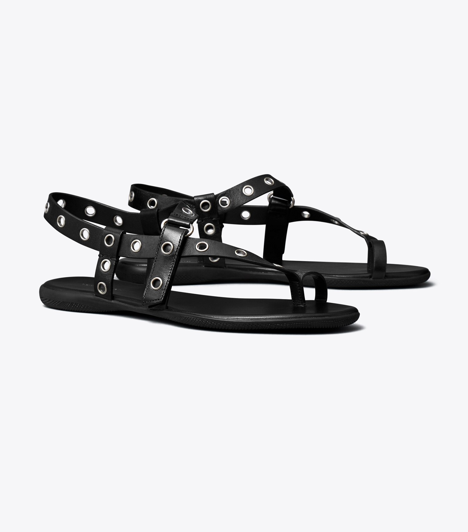 Eyelet Toe Ring Sandal