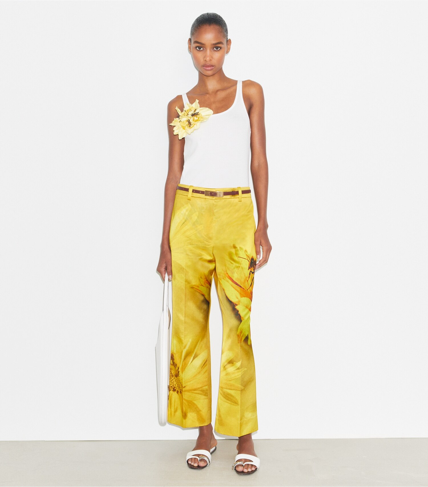 Printed Satin Trouser