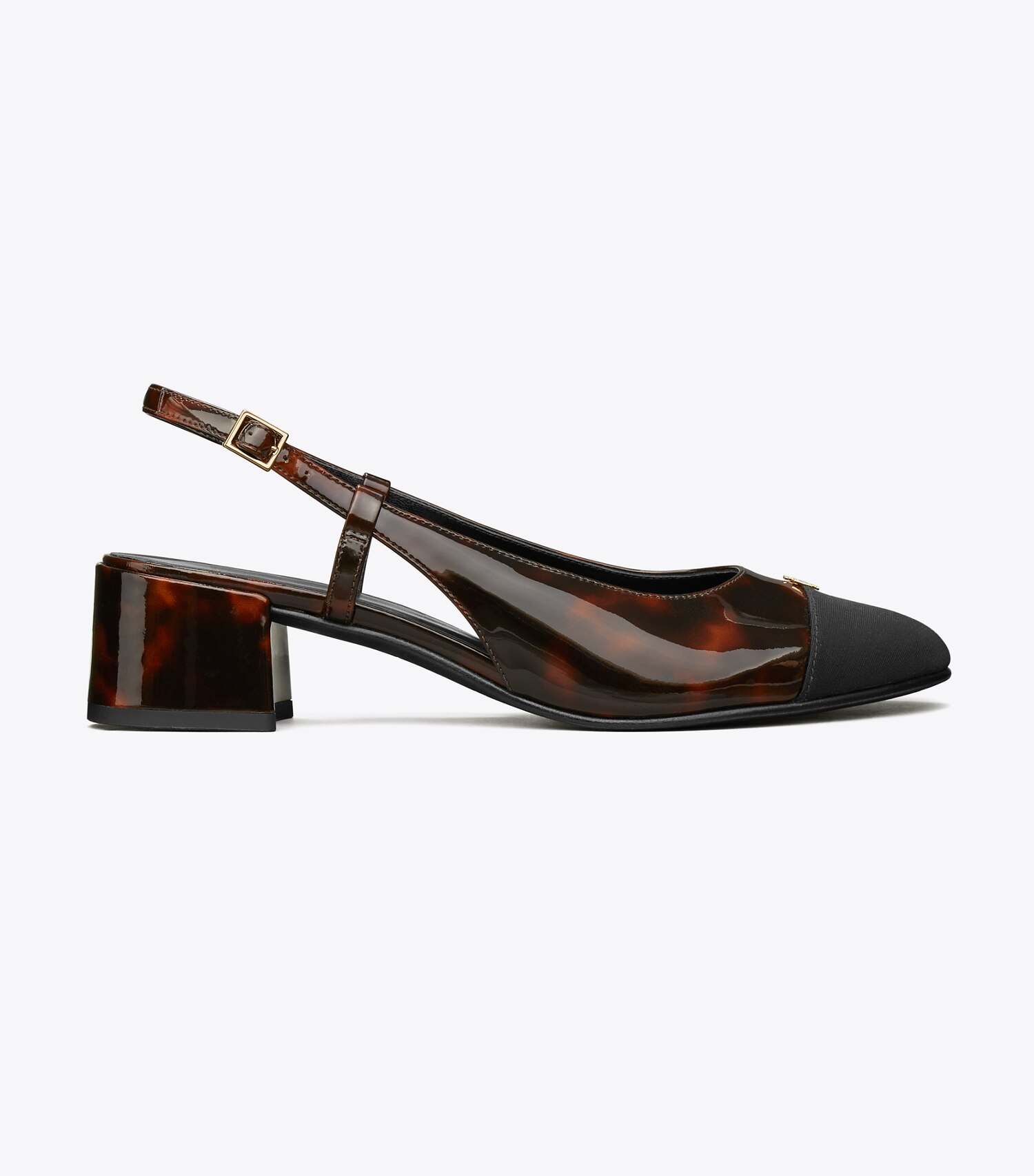 Cap-Toe Slingback Pump