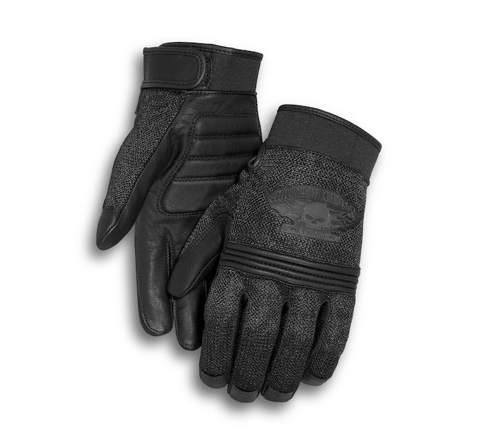 Men’s Winged Skull Gloves