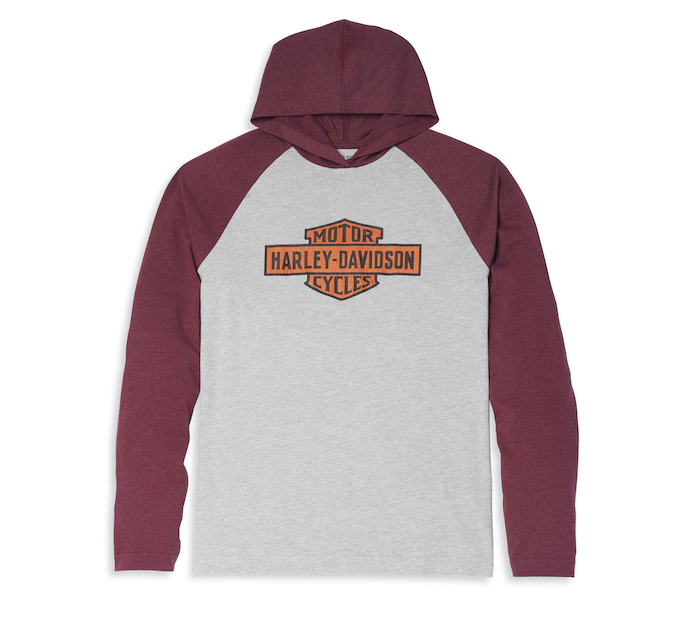 Men's Oil Can Bar & Shield Hooded Graphic Tee