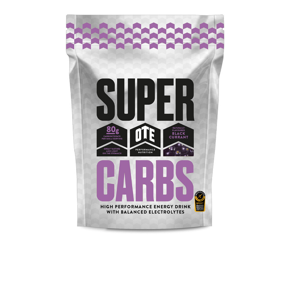 OTE Blackcurrant Super Carbs Performance Energy Drink Bulk Pack (10 Servings) - SS25