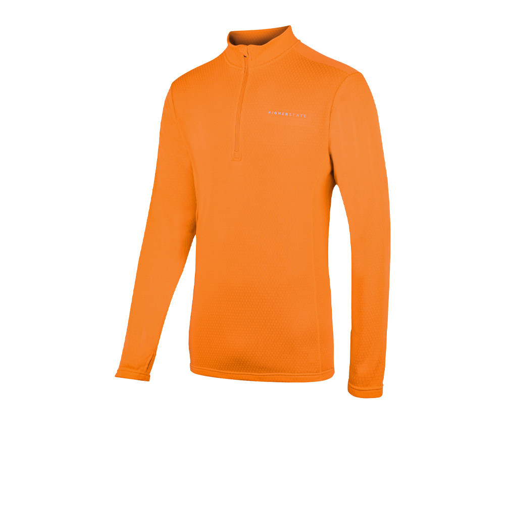 Higher State L/S 1/4 Zip Thermal Grid Top