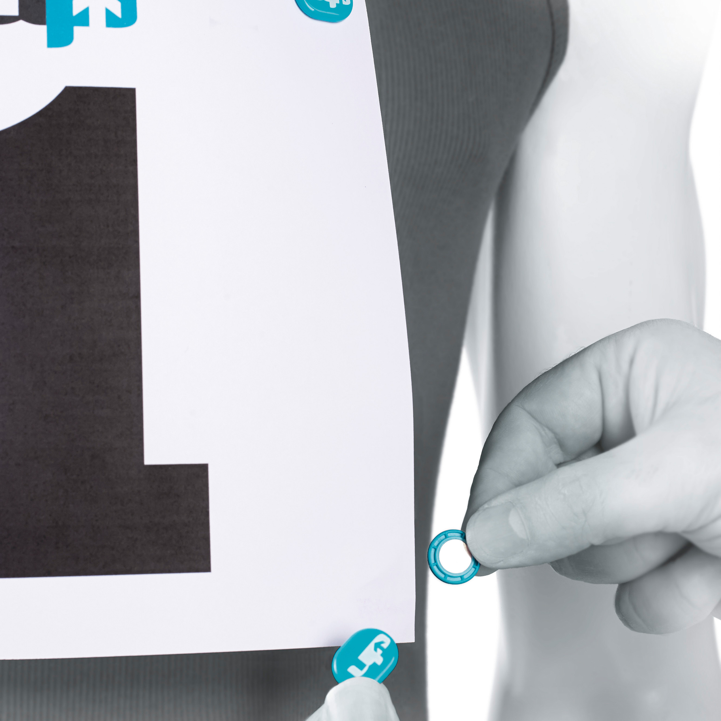 Ultimate Performance Race Number Magnets - Blue - SS25