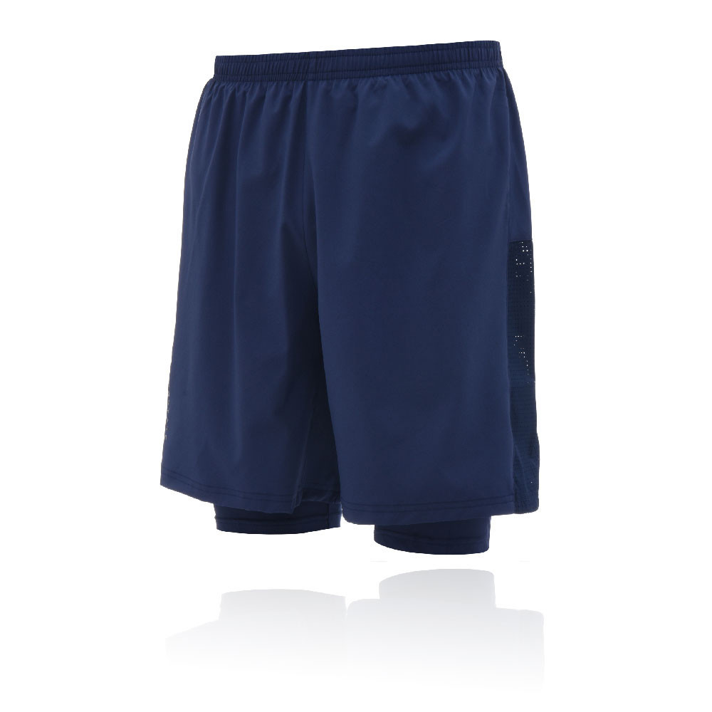 Higher State Mens 2 in 1 7 Inch Running Short