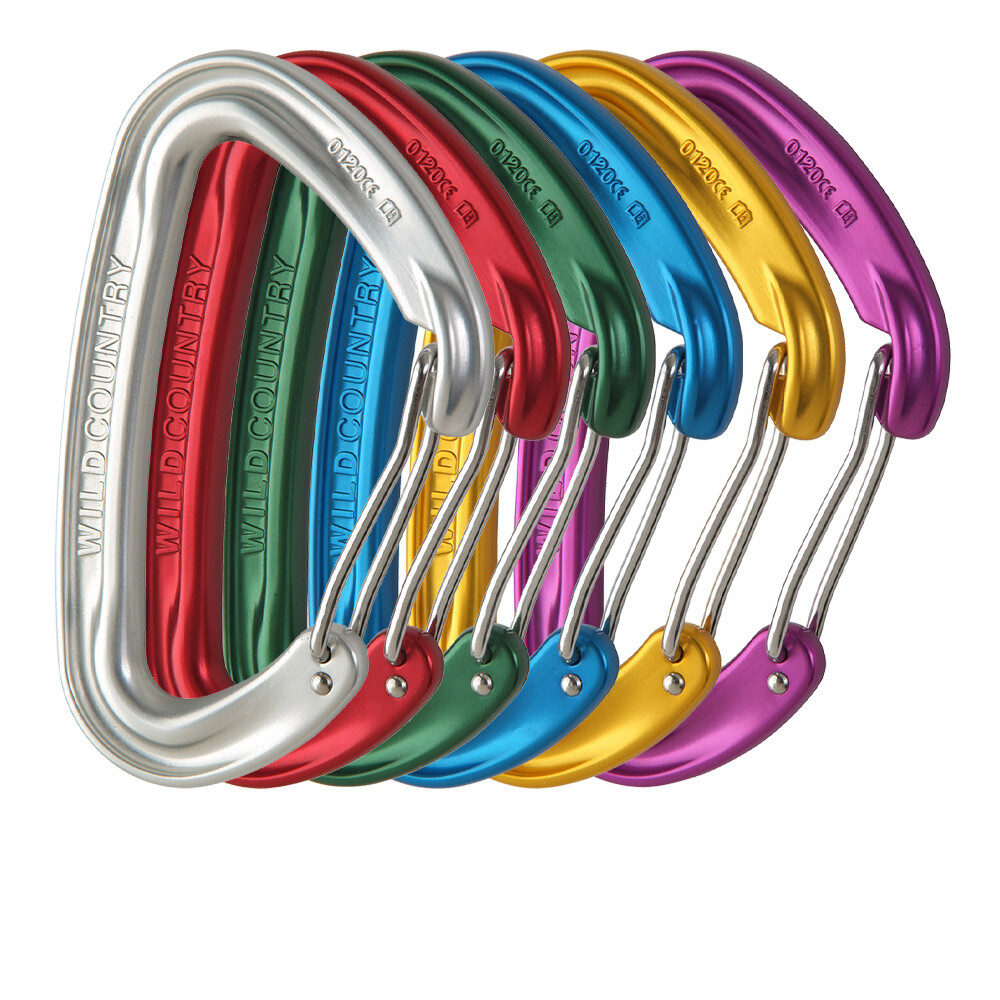 Wild Country Wildwire Rack Carabiner 6 Pack - SS25
