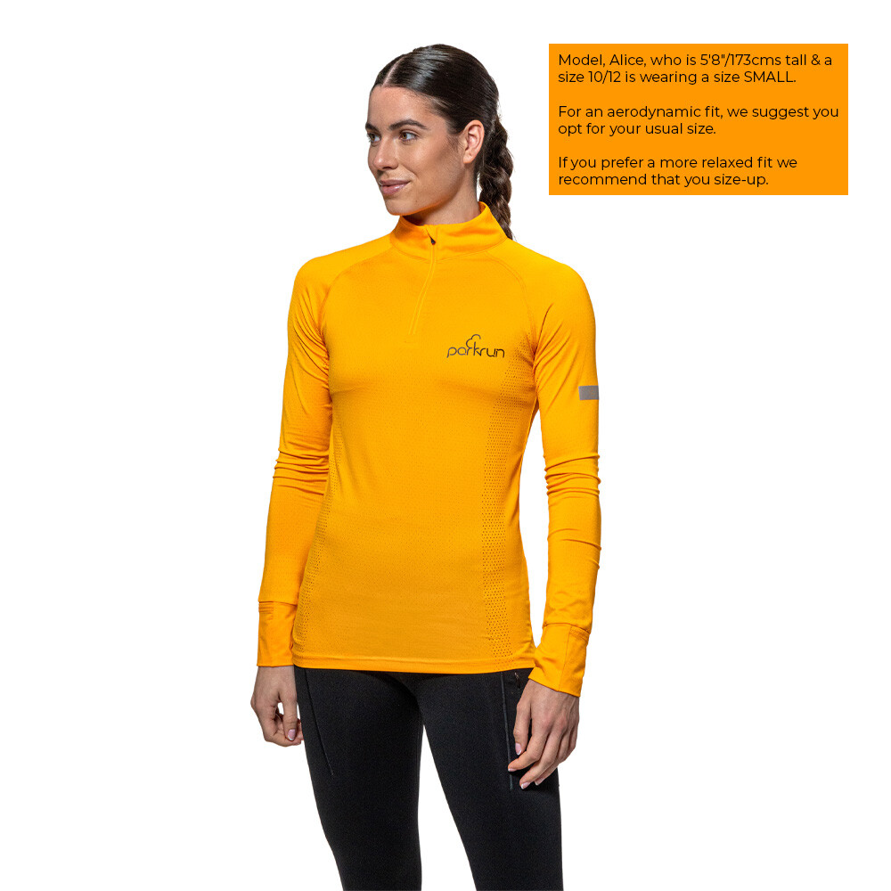 Parkrun Apricot parkrun Women's 1/4 Zip Top