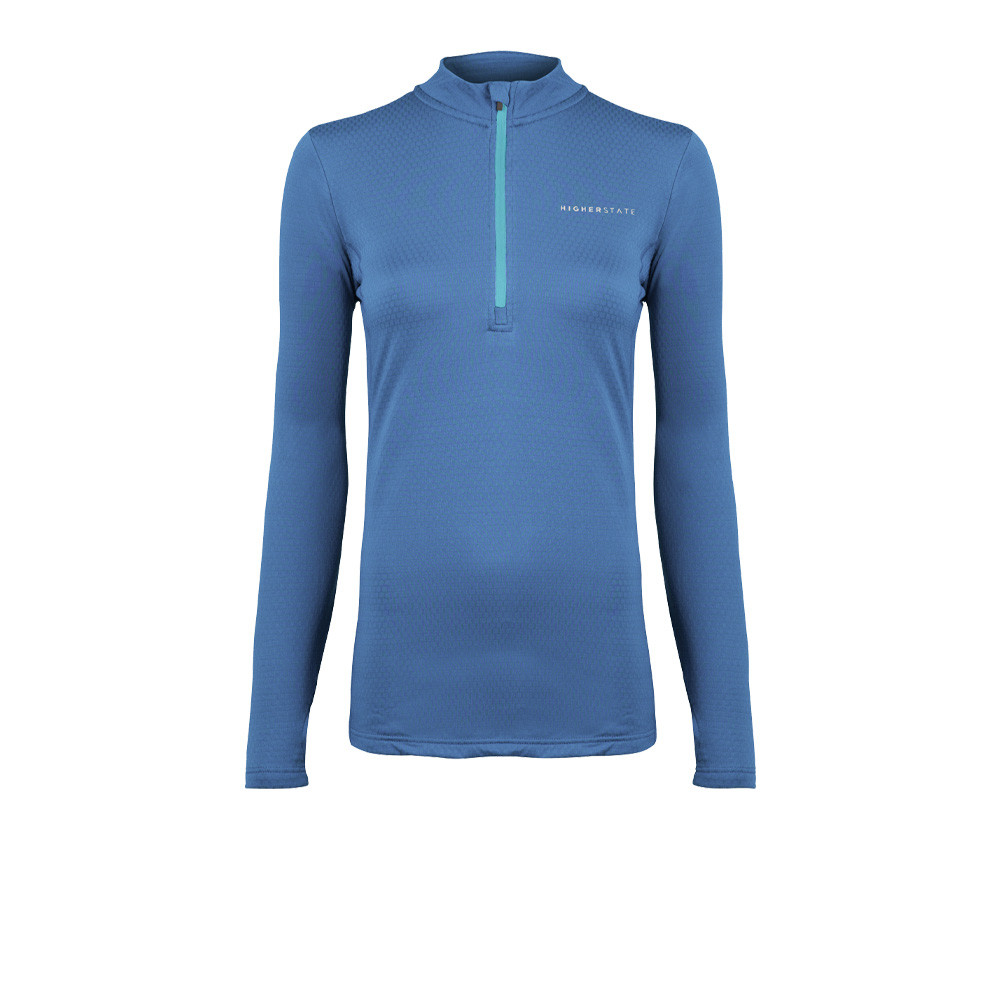 Higher State L/S 1/4 Zip Thermal Grid Women's Top