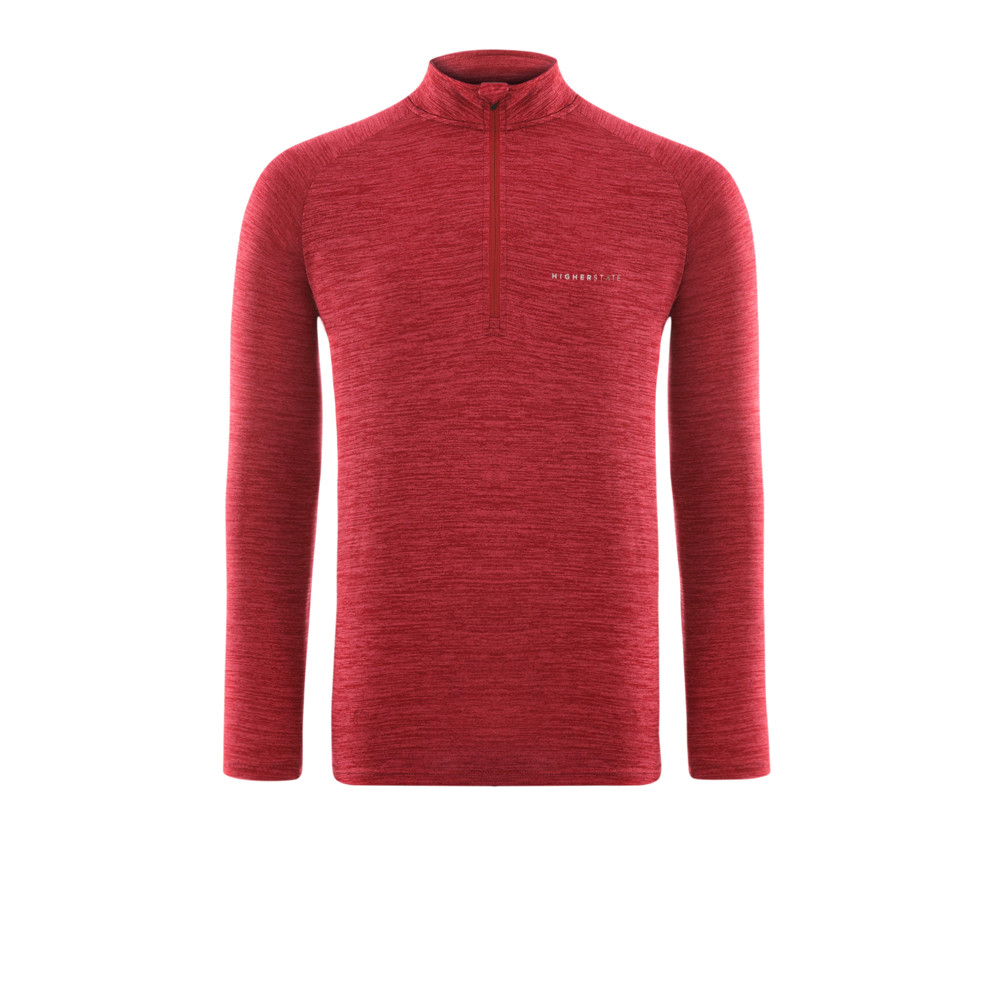 Higher State L/S Raglan 1/4 Zip Neck Top