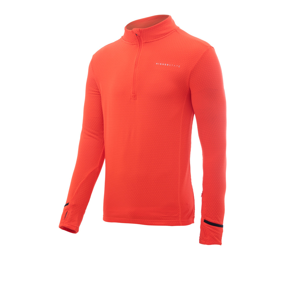 Higher State L/S 1/4 Zip Thermal Grid Top