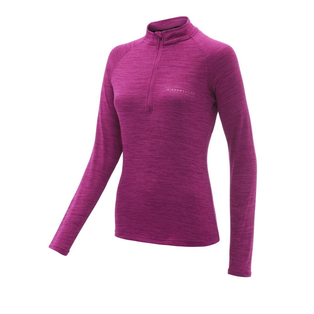 Higher State L/S Raglan 1/4 Zip Neck Women's Top