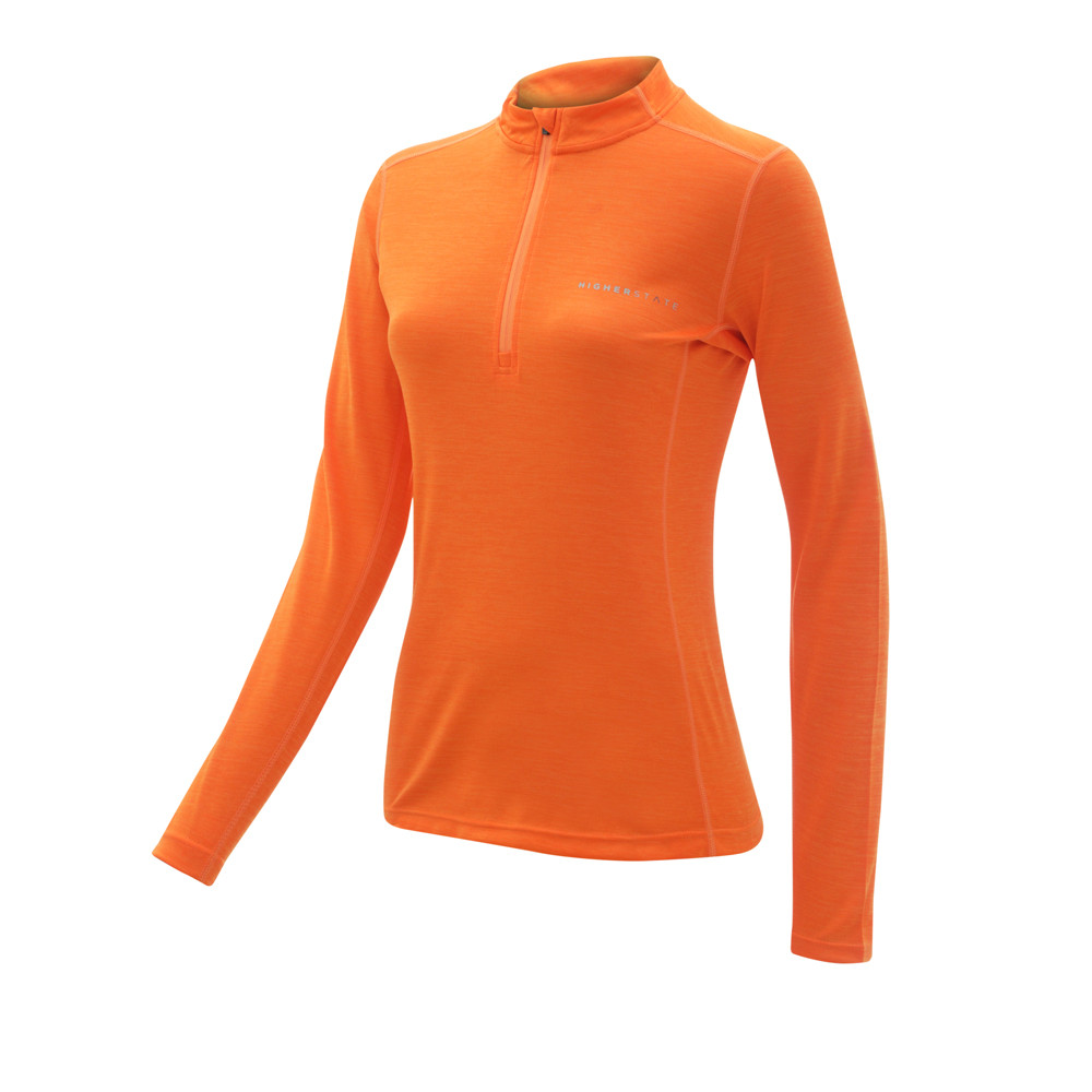 Higher State L/S 1/4 Zip Neck Women's Top