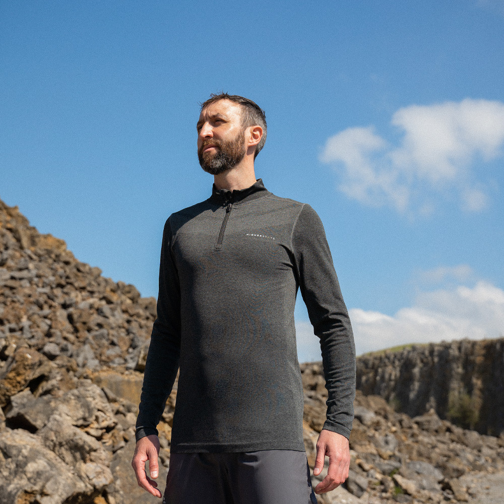 Higher State Seamfree Half Zip Running Top