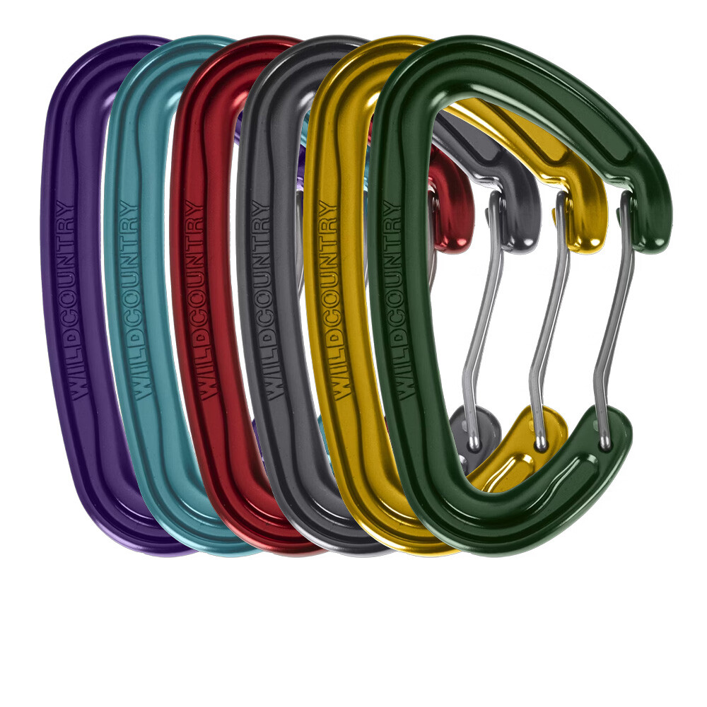 Wild Country Wildwire Rack Carabiner 6 Pack - SS25
