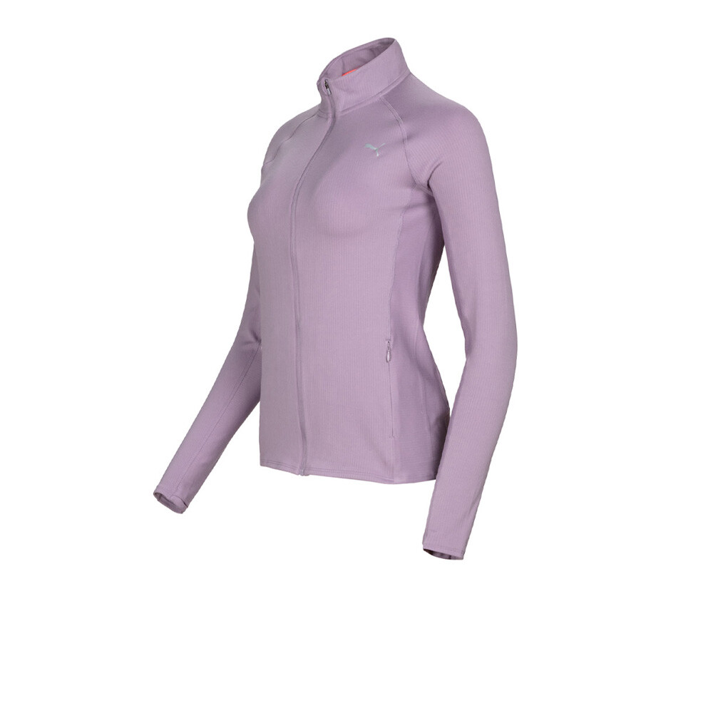 Puma Run For Her Ribbed Full Zip Women's Top - AW24