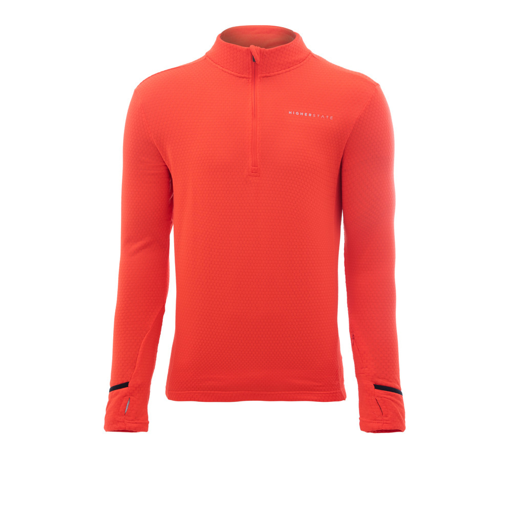 Higher State L/S 1/4 Zip Thermal Grid Top