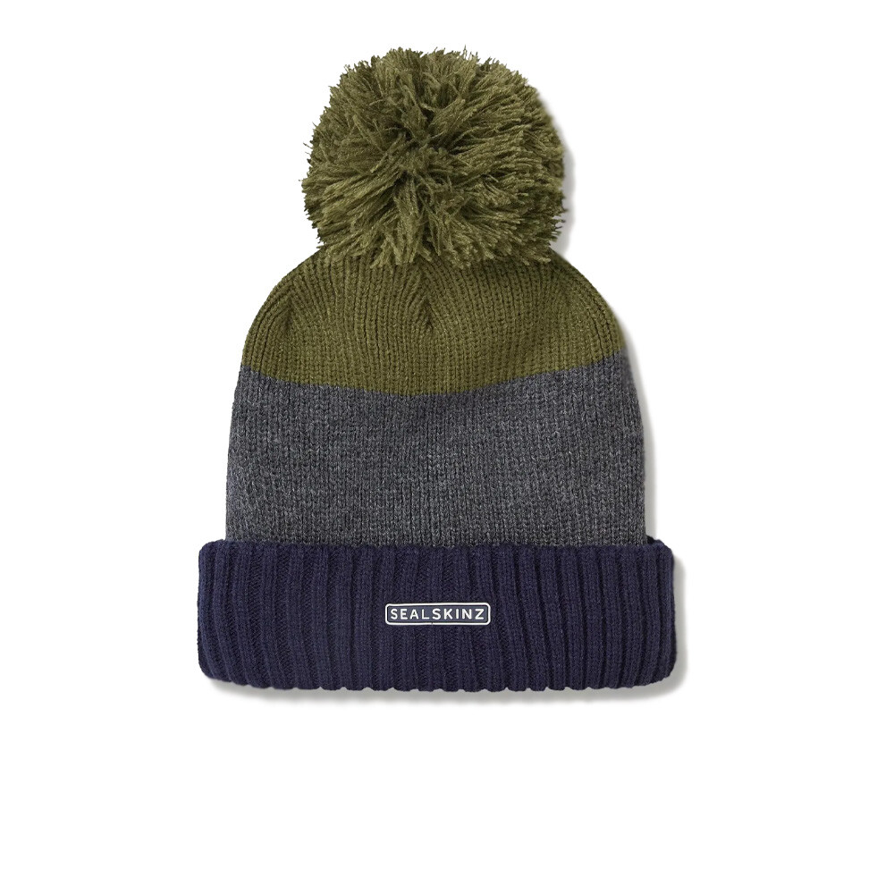 SealSkinz Flitcham Waterproof Cold Weather Bobble Hat - SS25