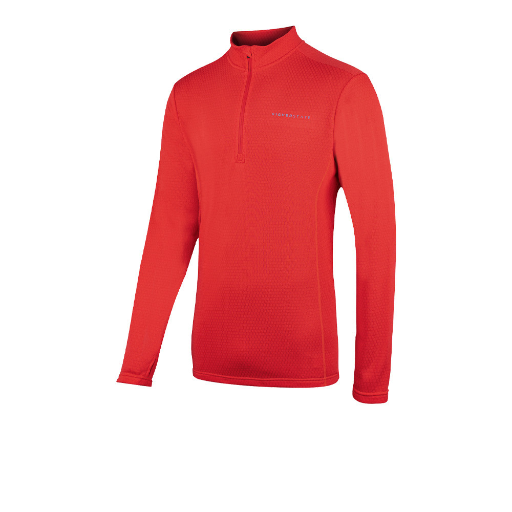 Higher State L/S 1/4 Zip Thermal Grid Top