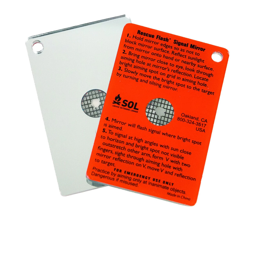 Adventure Ready Brands S.O.L Rescue Flash Signal Mirror - SS25